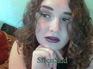 SirenSaid
